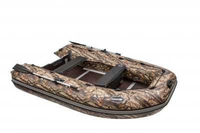 Лодка ПВХ Пиранья 330Q5 SL Gold (камуфляж) + комплект накладки с сумкой моторная
